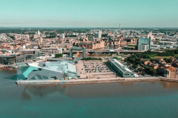 Aerial view of city buildings during daytime