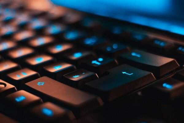 Closeup photo of computer keyboard