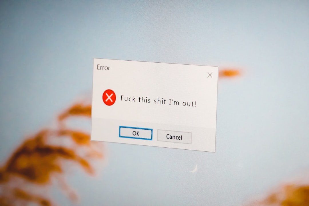 A Close Up Of A Computer Screen With A Sign On It