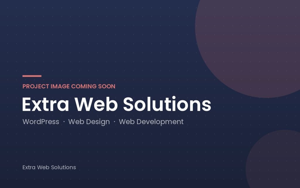 Extra Web Solutions project image (placeholder)
