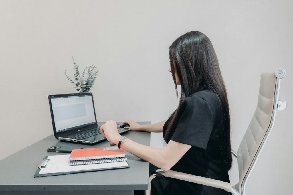 Spreadsheet open on a laptop, a common way to keep Making Tax Digital records